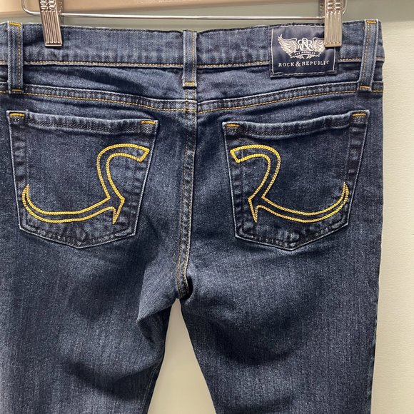 Rock & Republic Stella Straight Leg Jeans Sz 29 - Picture 7 of 7